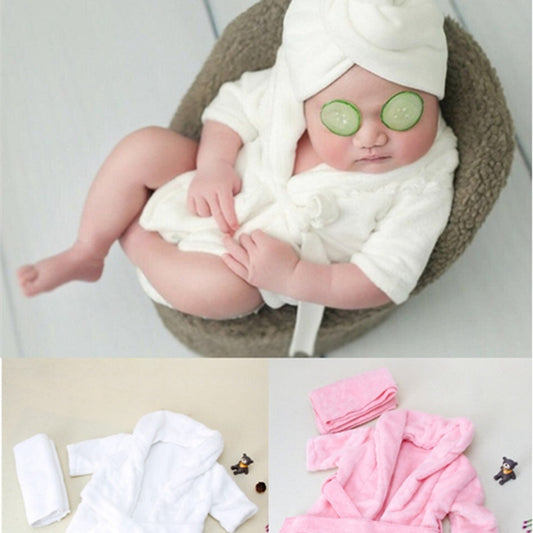 Baby Bathrobes Bath Set